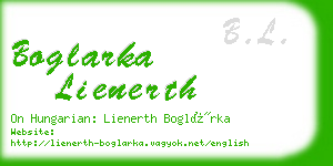 boglarka lienerth business card